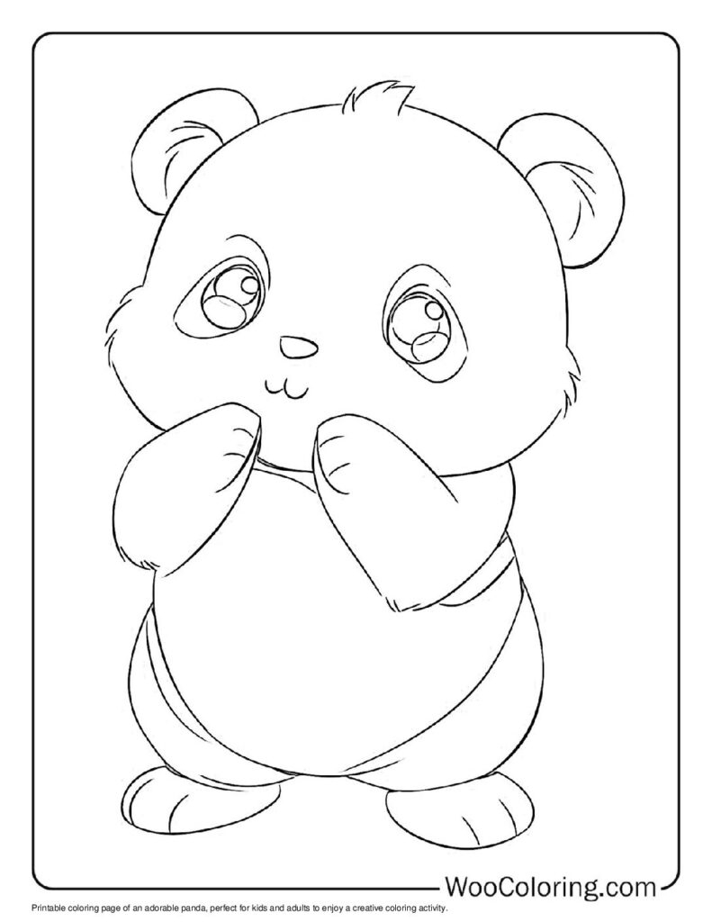 100 Panda Coloring Pages Free PDF To Print Woo Coloring