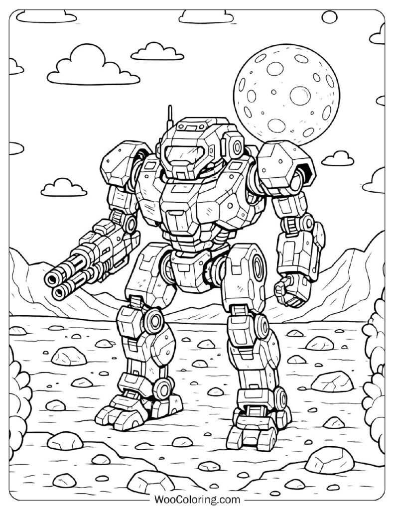 100 Robot Coloring Pages Free PDF To Print Woo Coloring 100 Robot Coloring Pages Free PDF To Print Woo Coloring