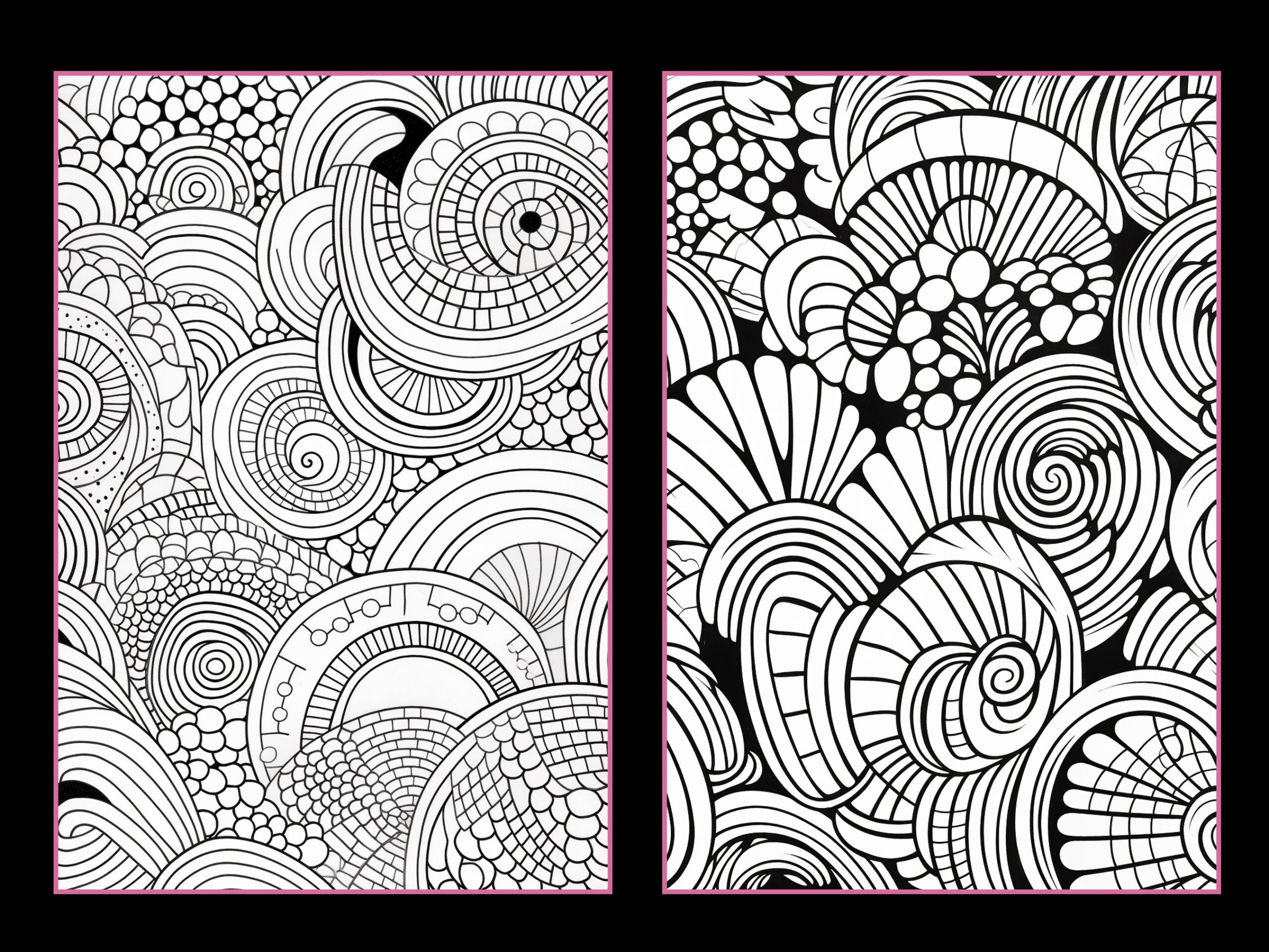 pattern colouring sheets