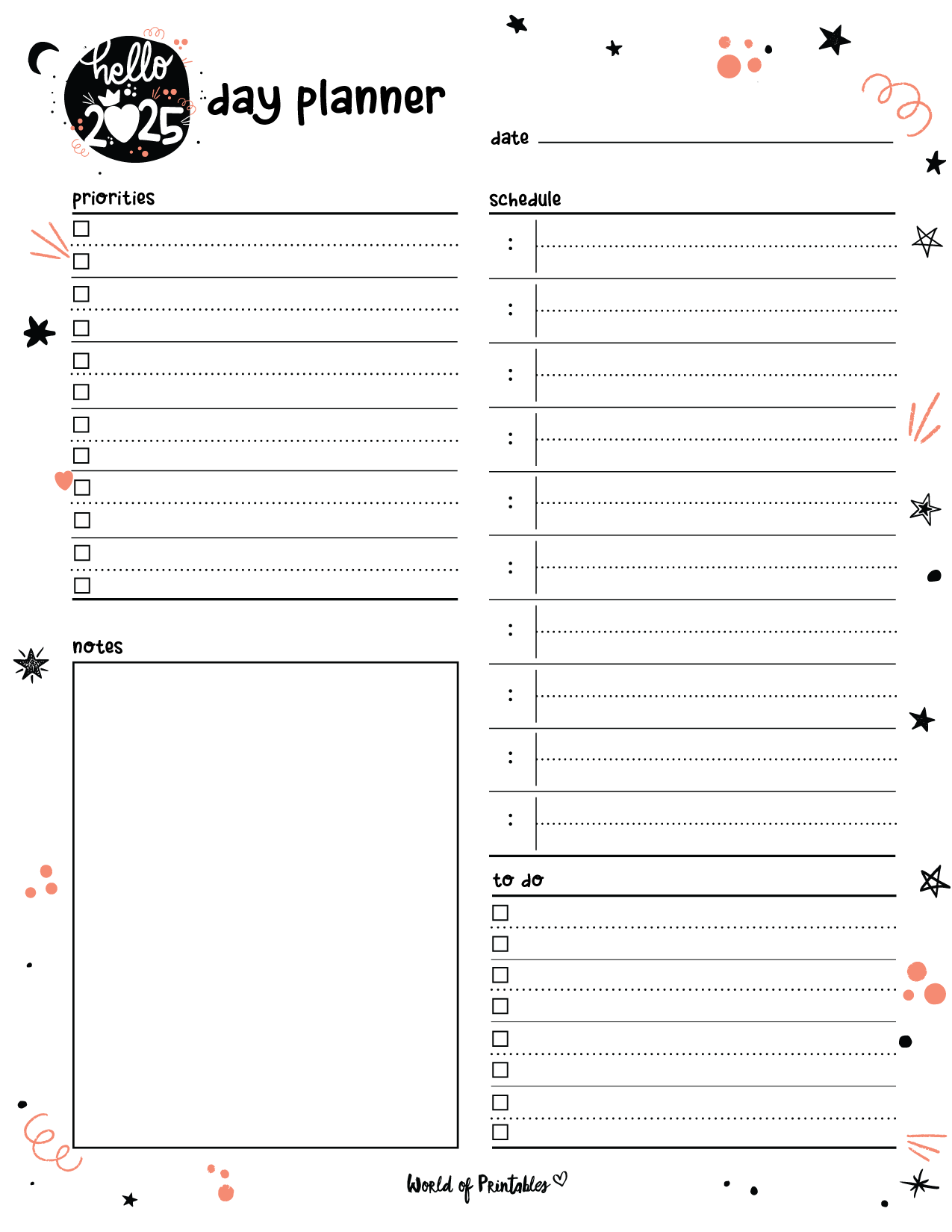 108 Cute Planner Pages To Print For Free World Of Printables 108 Cute Planner Pages To Print For Free World Of Printables