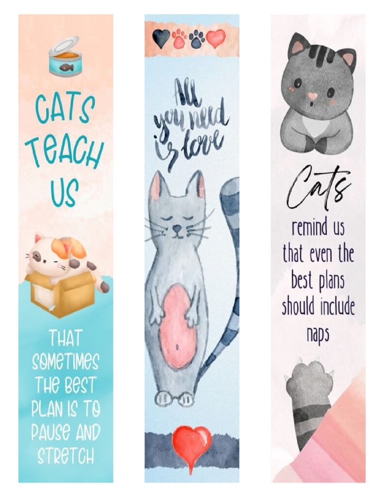 15 Curious Cats Bookmarks Free Printable Marketing Artfully 15 Curious Cats Bookmarks Free Printable Marketing Artfully