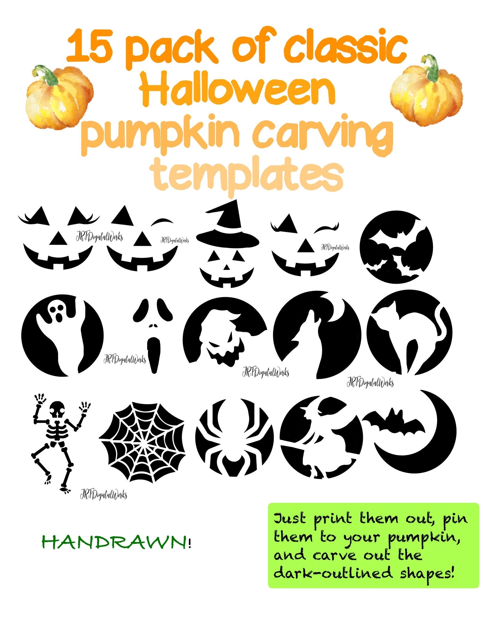printable pumpkin carving stencils