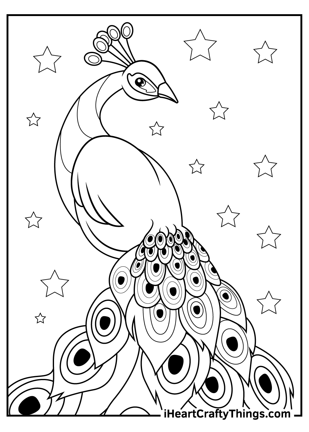 15 Peacock Coloring Pages 100 Free Printables 