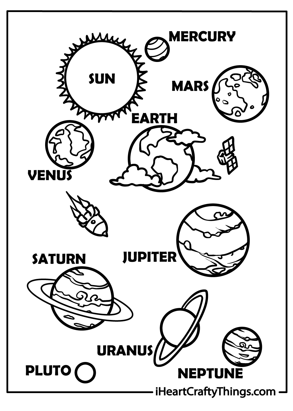 planet coloring sheets planet coloring sheets
