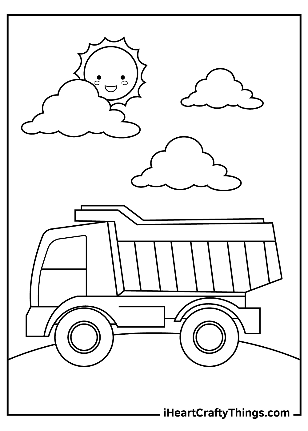 truck coloring pages