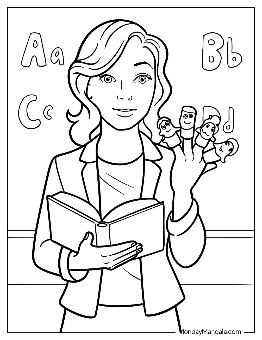 20 Teacher Coloring Pages Free PDF Printables 20 Teacher Coloring Pages Free PDF Printables