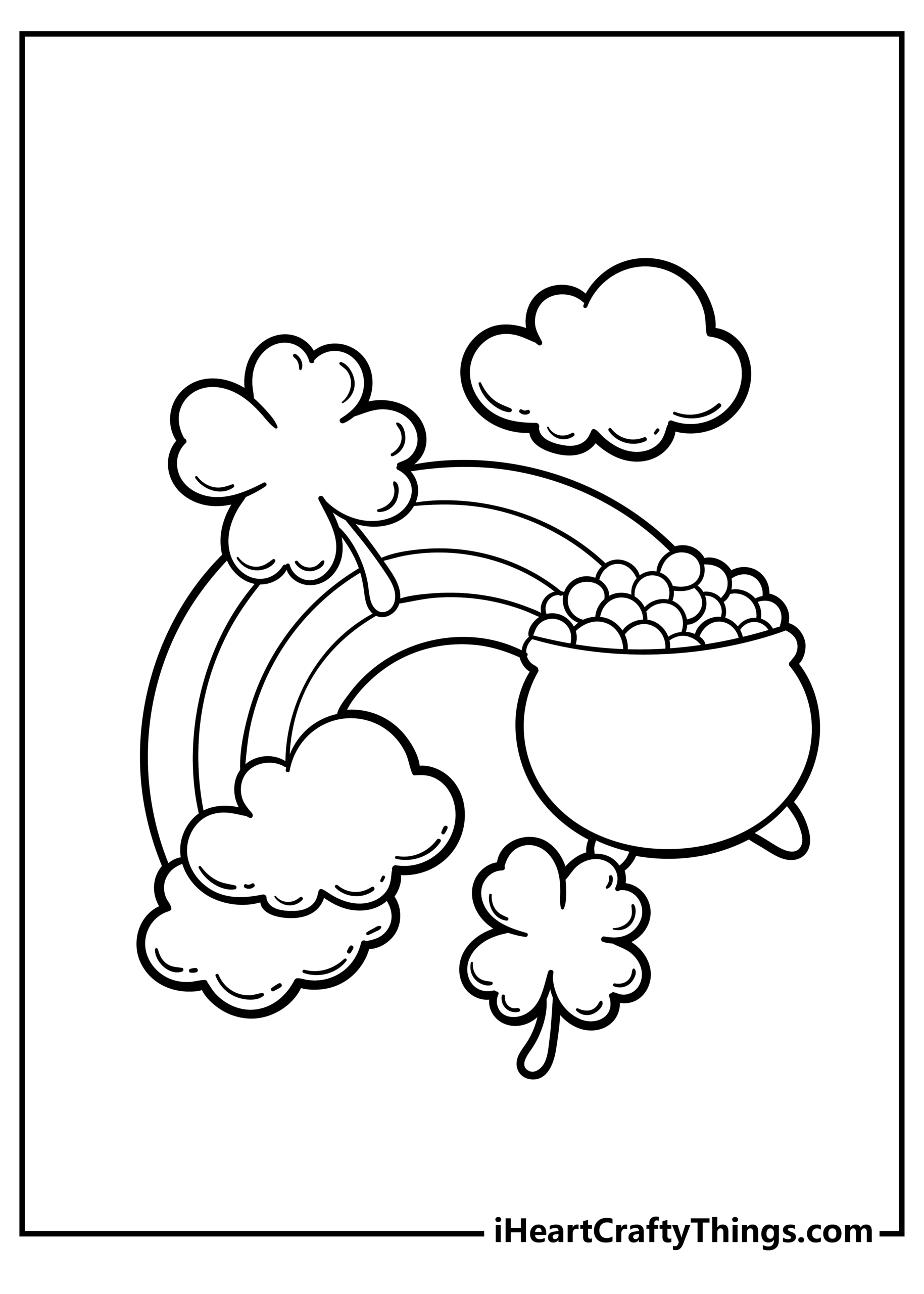 st patrick day coloring pages