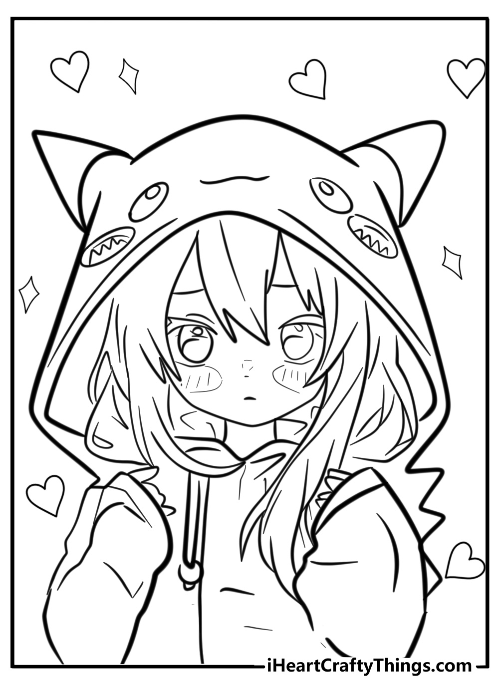 anime coloring sheets