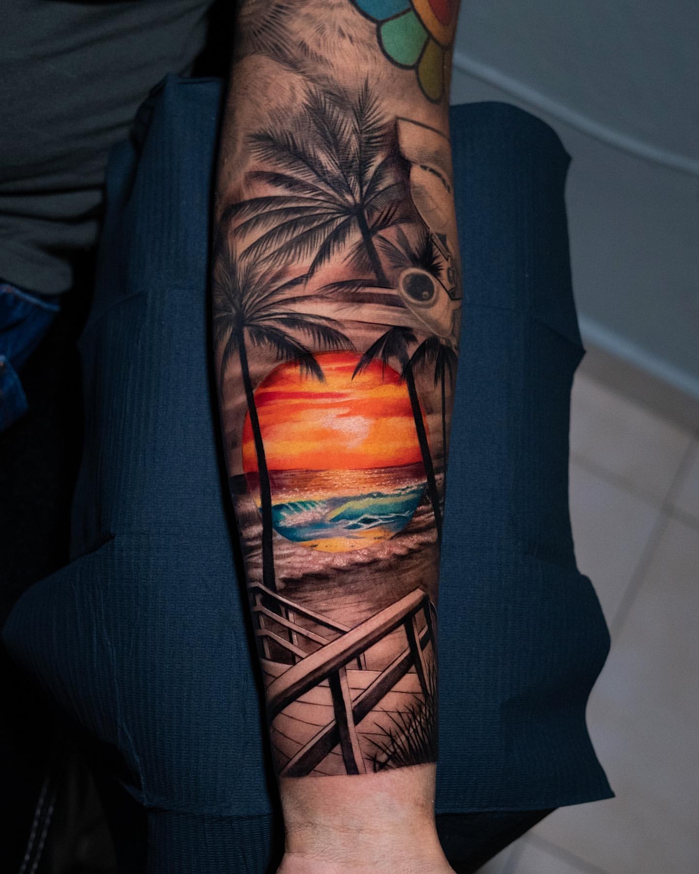 29 Calming And Beautiful Beach Tattoo Ideas In 2024
