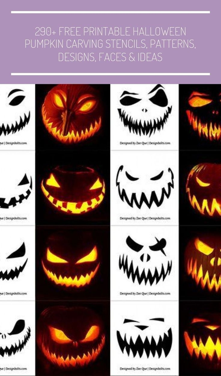 pumpkin faces templates