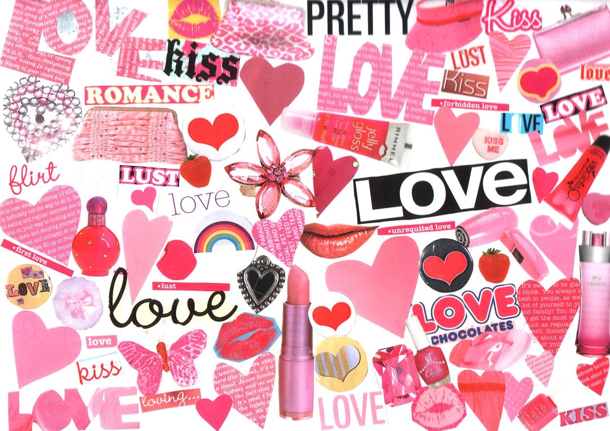  30 Aesthetic Valentines Day Collage Desktop Wallpapers WallpaperSafari