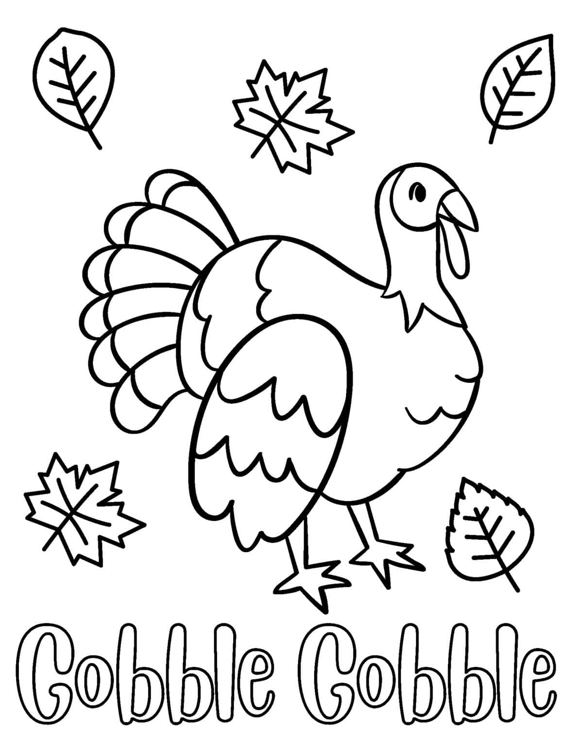thanksgiving coloring pages printable