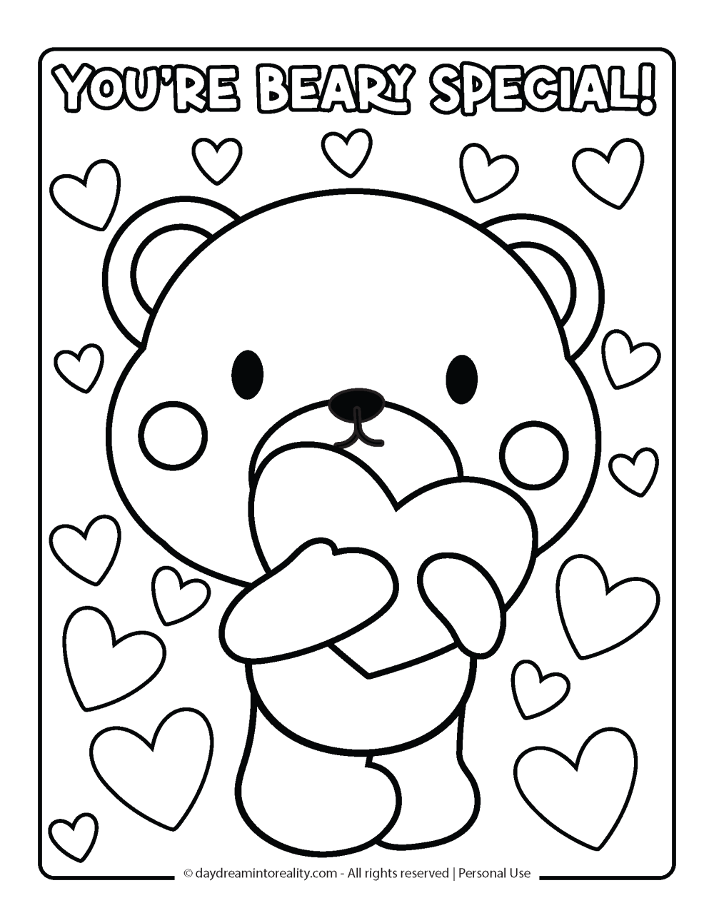 valentines day coloring