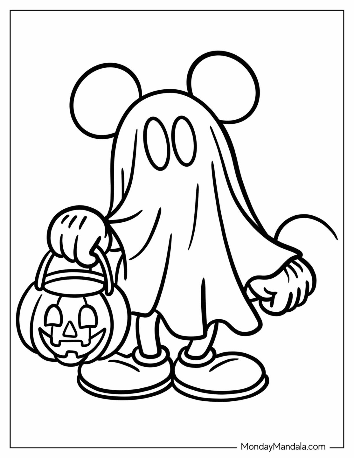 33 Disney Halloween Coloring Pages Free PDF Printables 