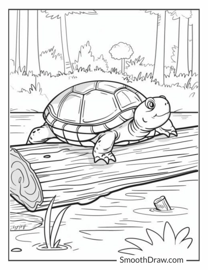 34 Turtle Coloring Pages Free Printable PDF Pages Smooth Draw