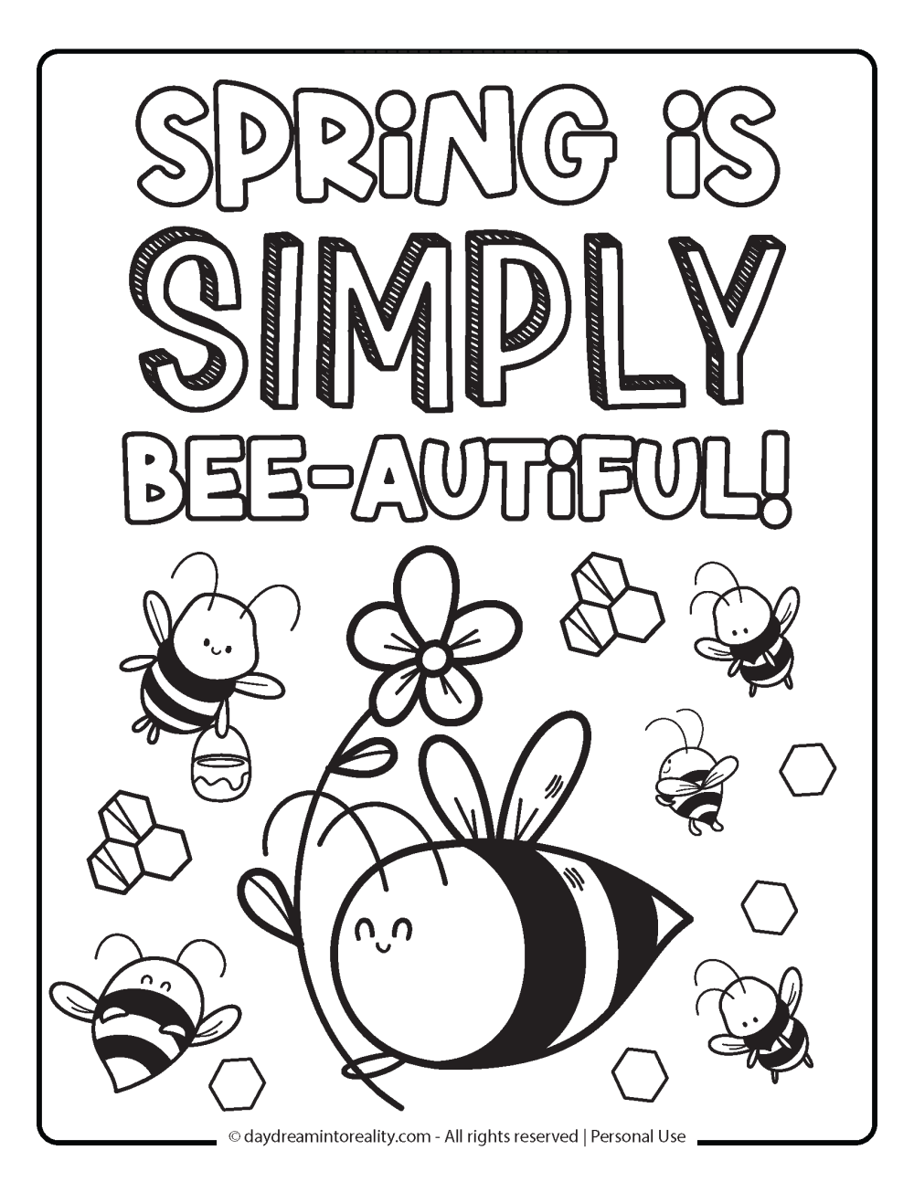 35 Spring Coloring Pages Free PDF Printables Daydream Into Reality 35 Spring Coloring Pages Free PDF Printables Daydream Into Reality