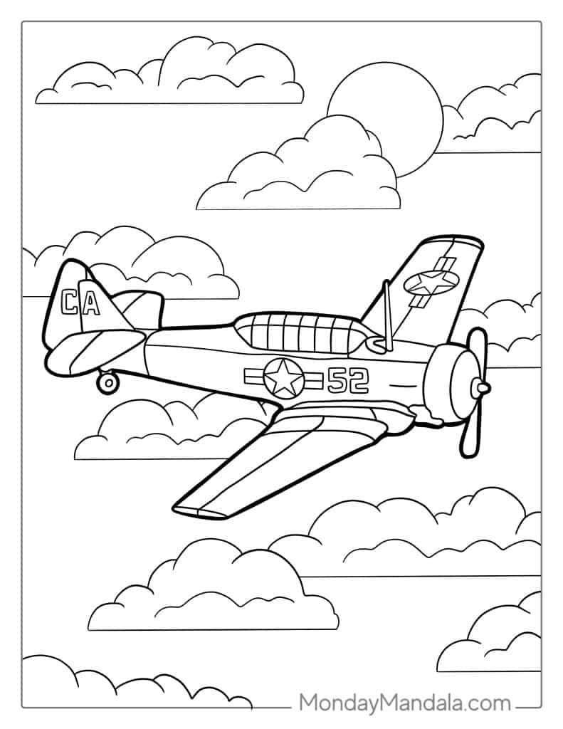 36 Airplane Coloring Pages Free PDF Printables 36 Airplane Coloring Pages Free PDF Printables