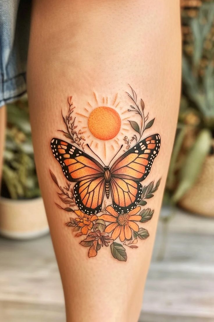45 Beautiful Monarch Butterfly Tattoos For Your Next Ink