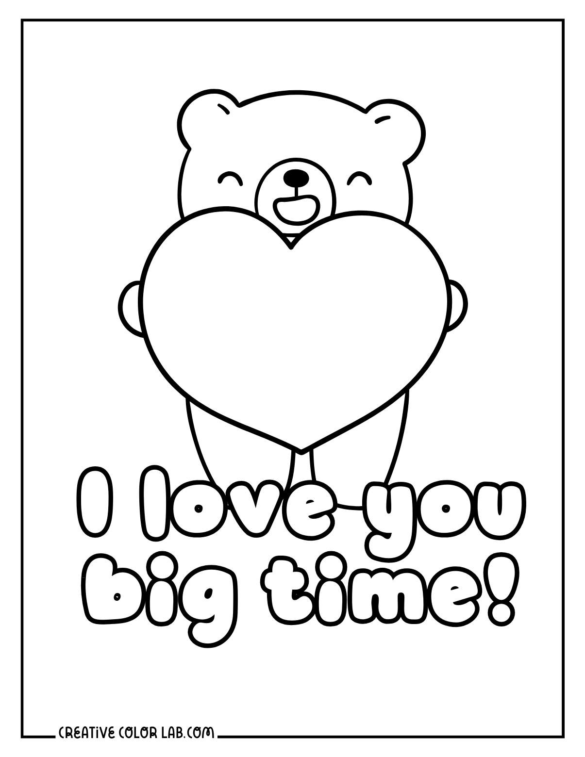 love coloring pages