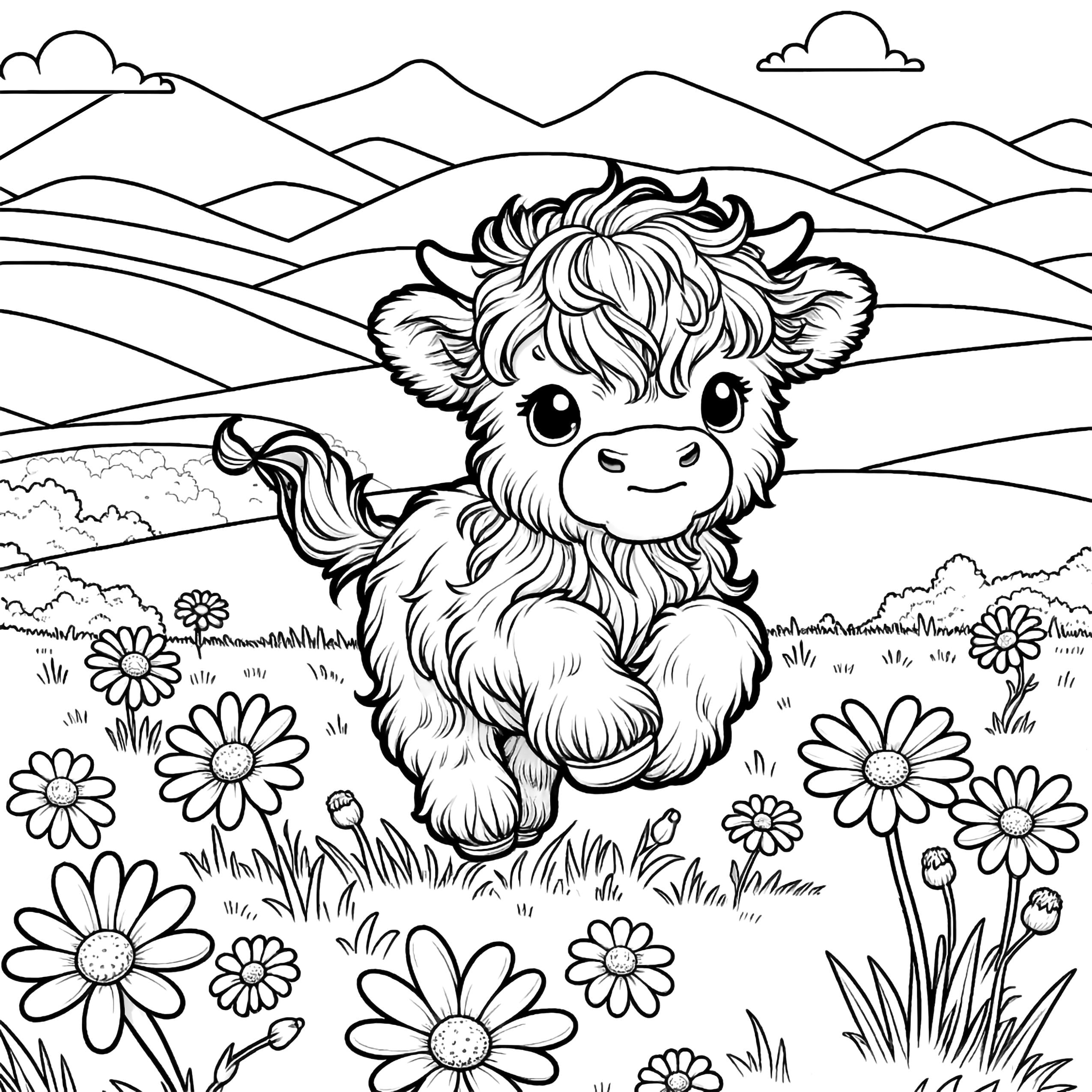 cow coloring pages