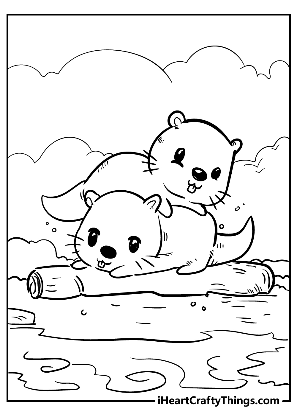 adorable animal coloring pages