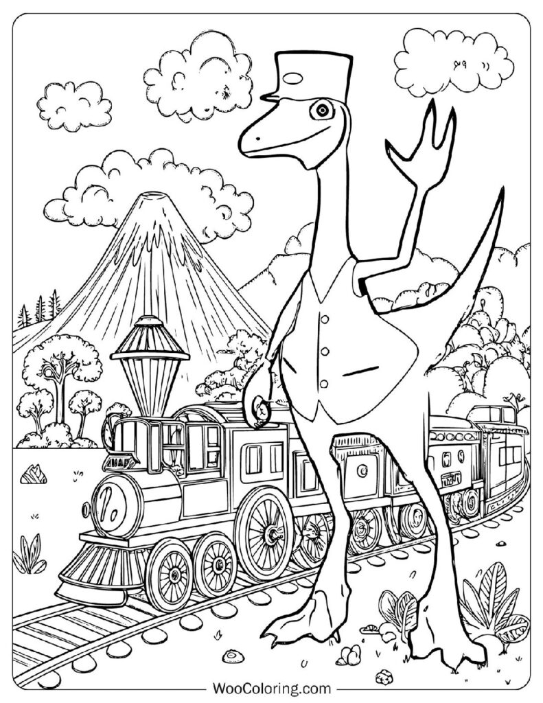 dinosaur printable coloring pages