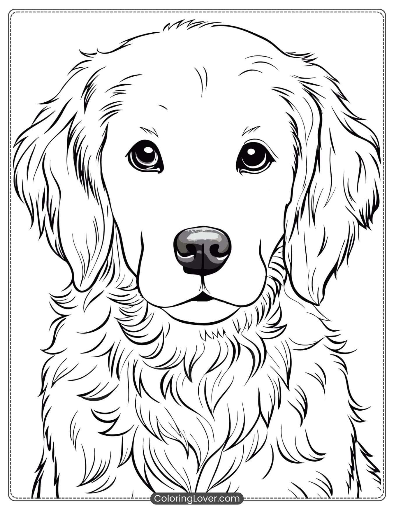 puppy coloring pages