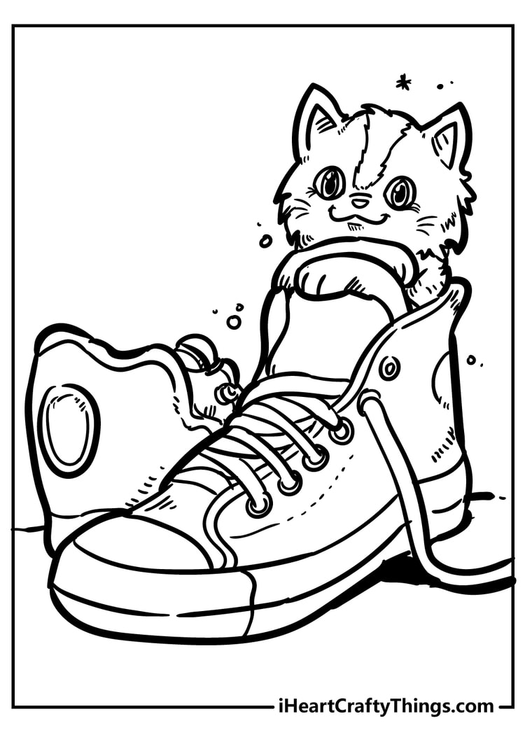 printable cat coloring pages