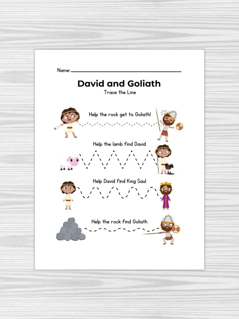 6 Free Printable David And Goliath Crafts Healing Home