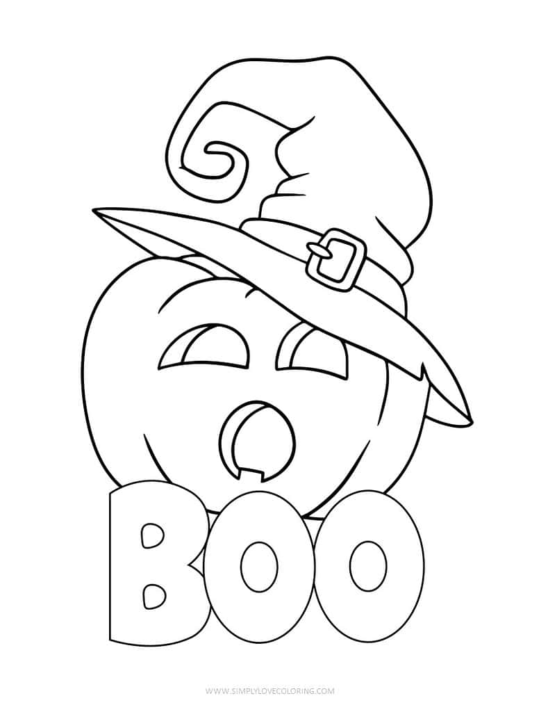 free coloring pages halloween