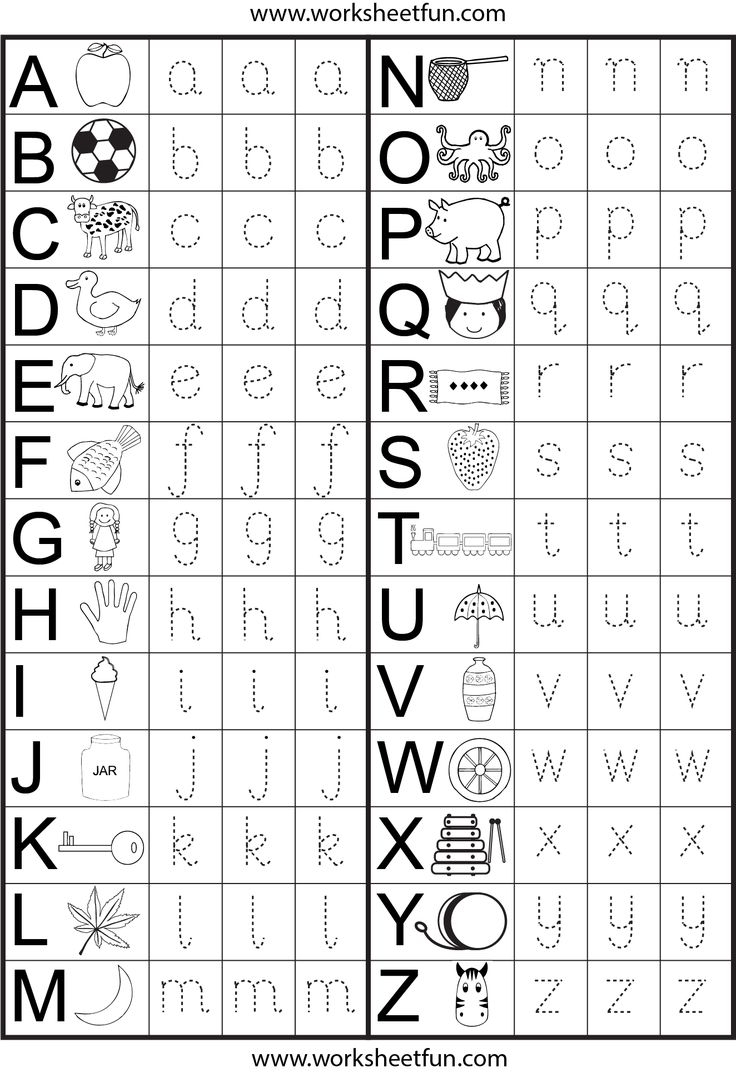 ABC Worksheets Preschool 10 Free PDF Printables Printablee