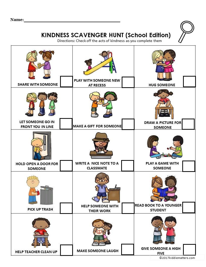 Acts Of Kindness Ideas For Kids With Free Printable Acts Of Kindness Ideas For Kids With Free Printable