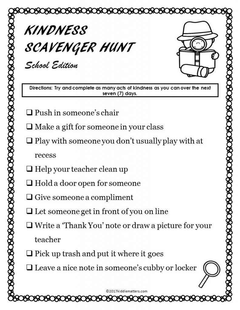 Acts Of Kindness Ideas For Kids With Free Printable Acts Of Kindness Ideas For Kids With Free Printable