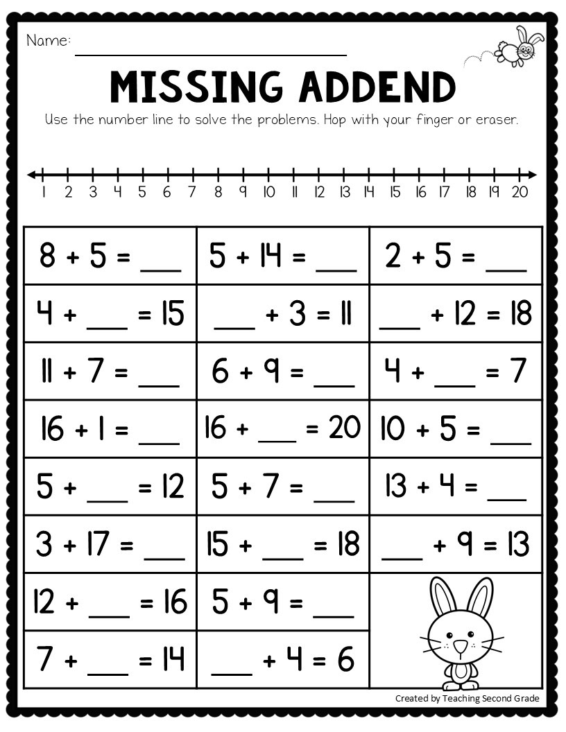 printable second grade math worksheets printable second grade math worksheets