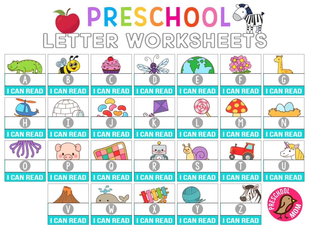 free printable letters of the alphabet worksheets