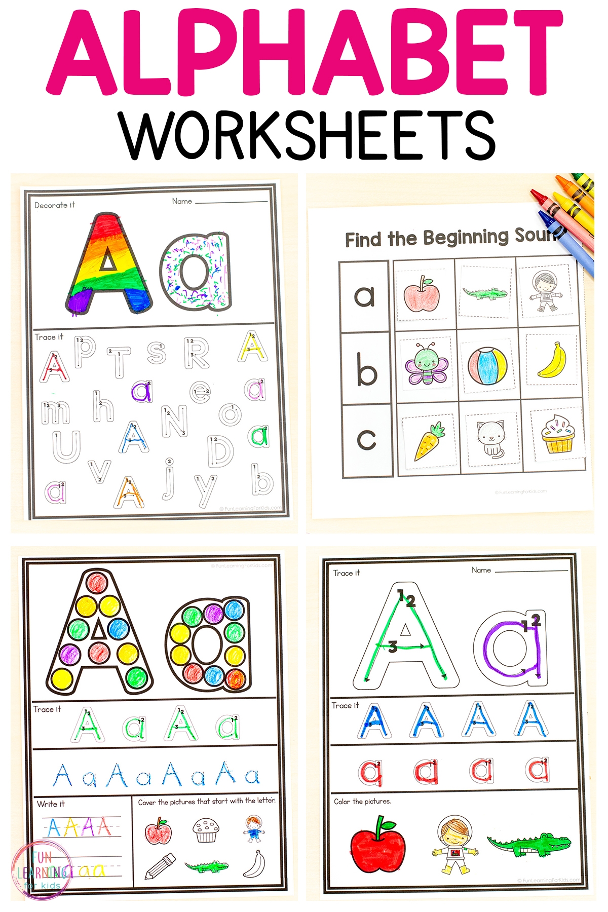 Alphabet Worksheets