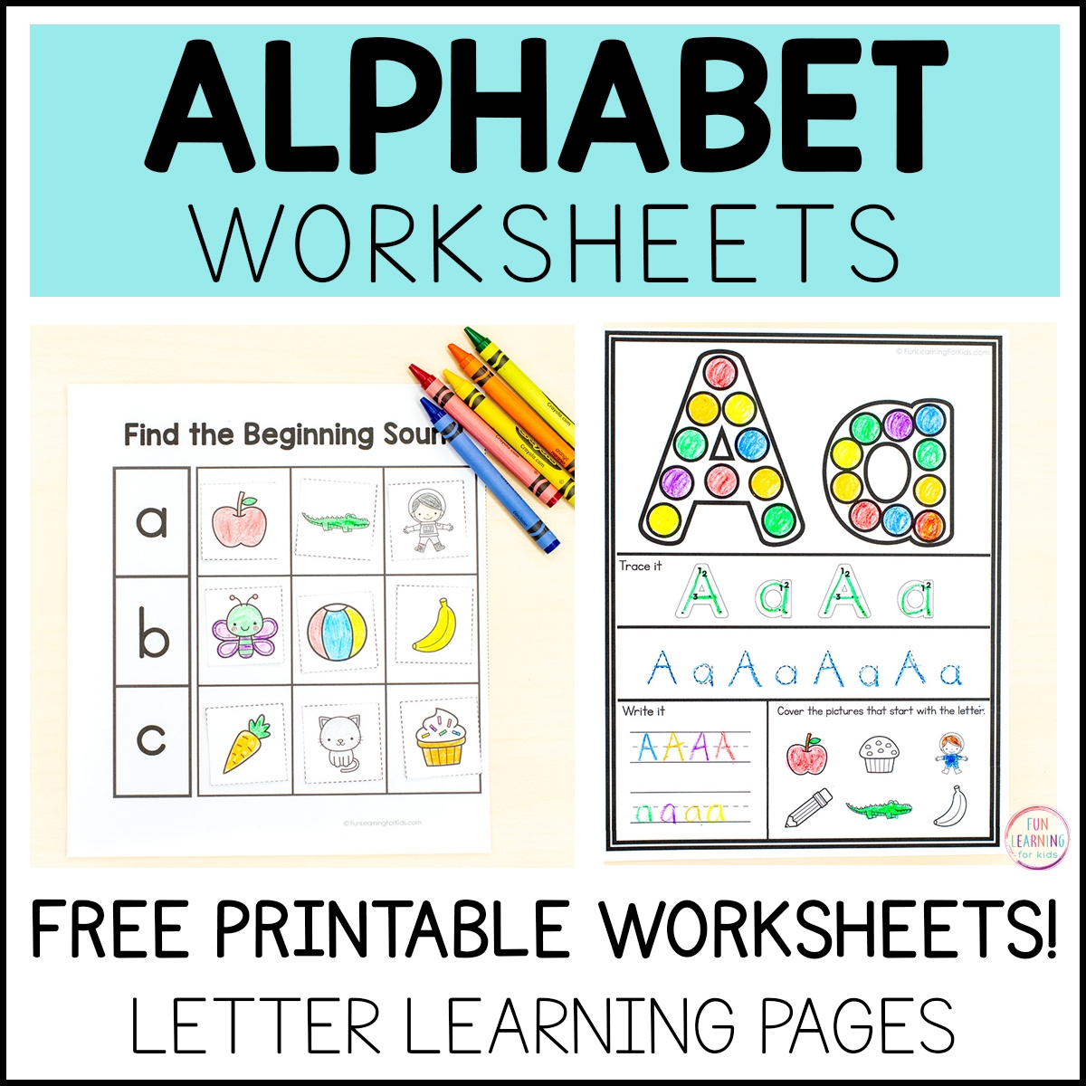 free alphabet worksheets printable