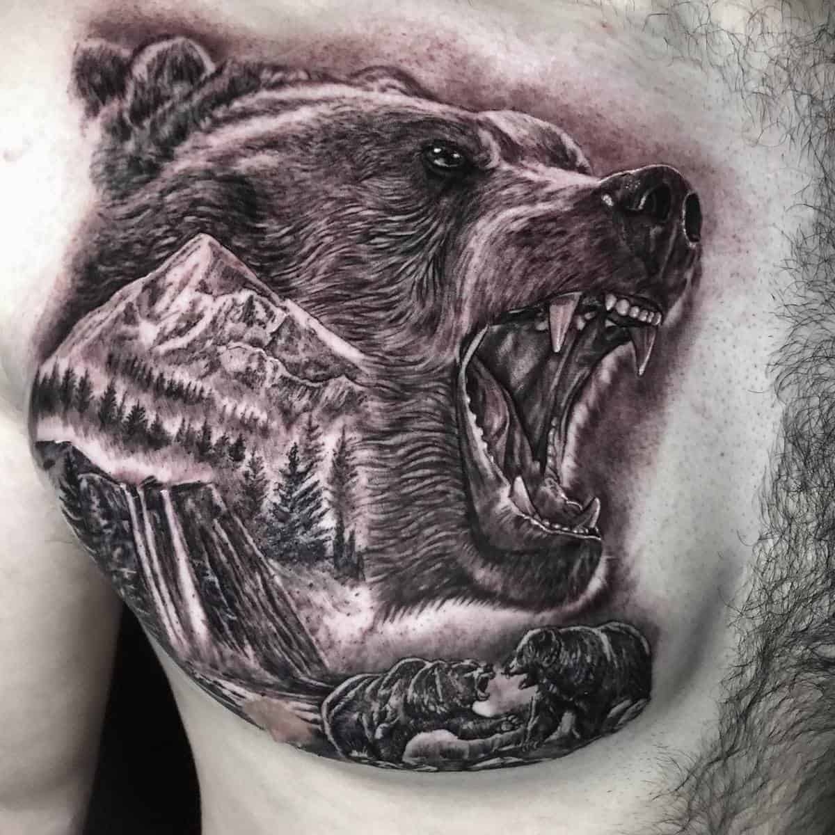 Amazing Black Bear Tattoo Ideas Amazing Black Bear Tattoo Ideas