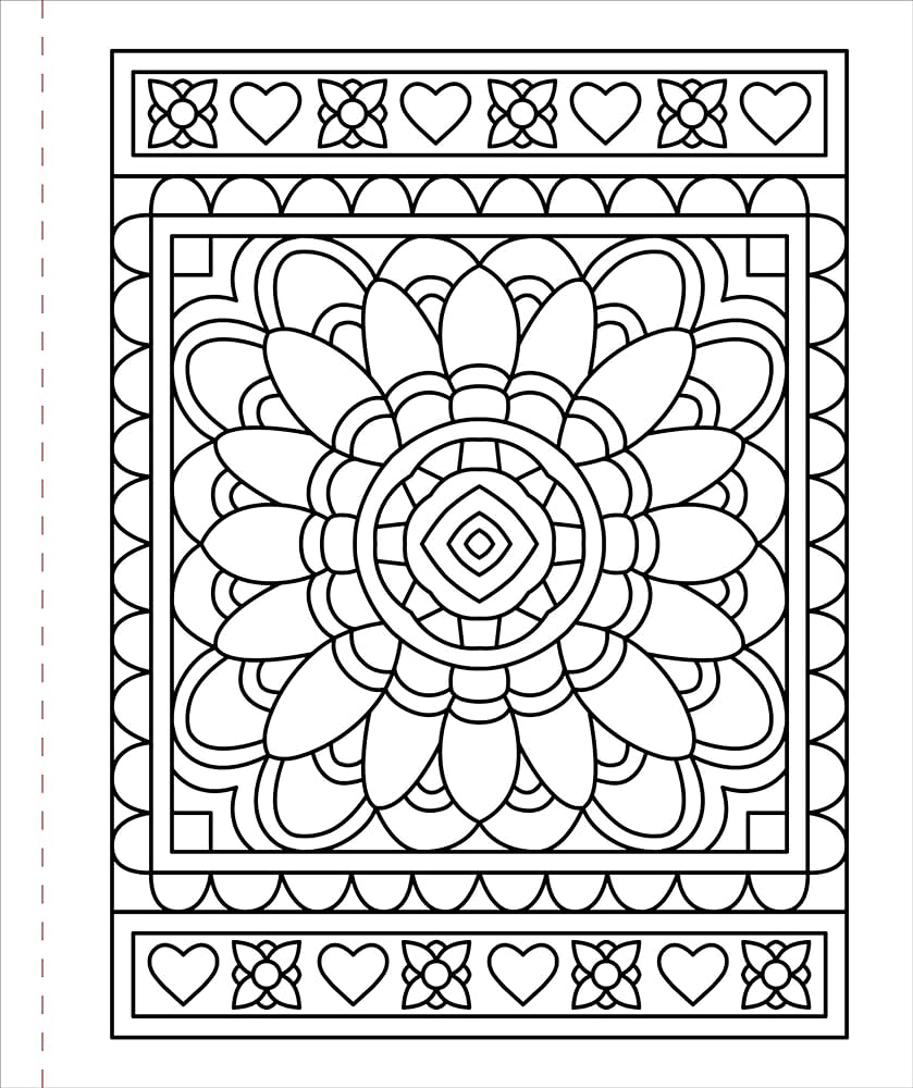 Amazon Large Print Coloring Book Color Me Calm Big And Simple Designs For All Ages Large Print Coloring Books 9781441343673 Peter Pauper Press Books