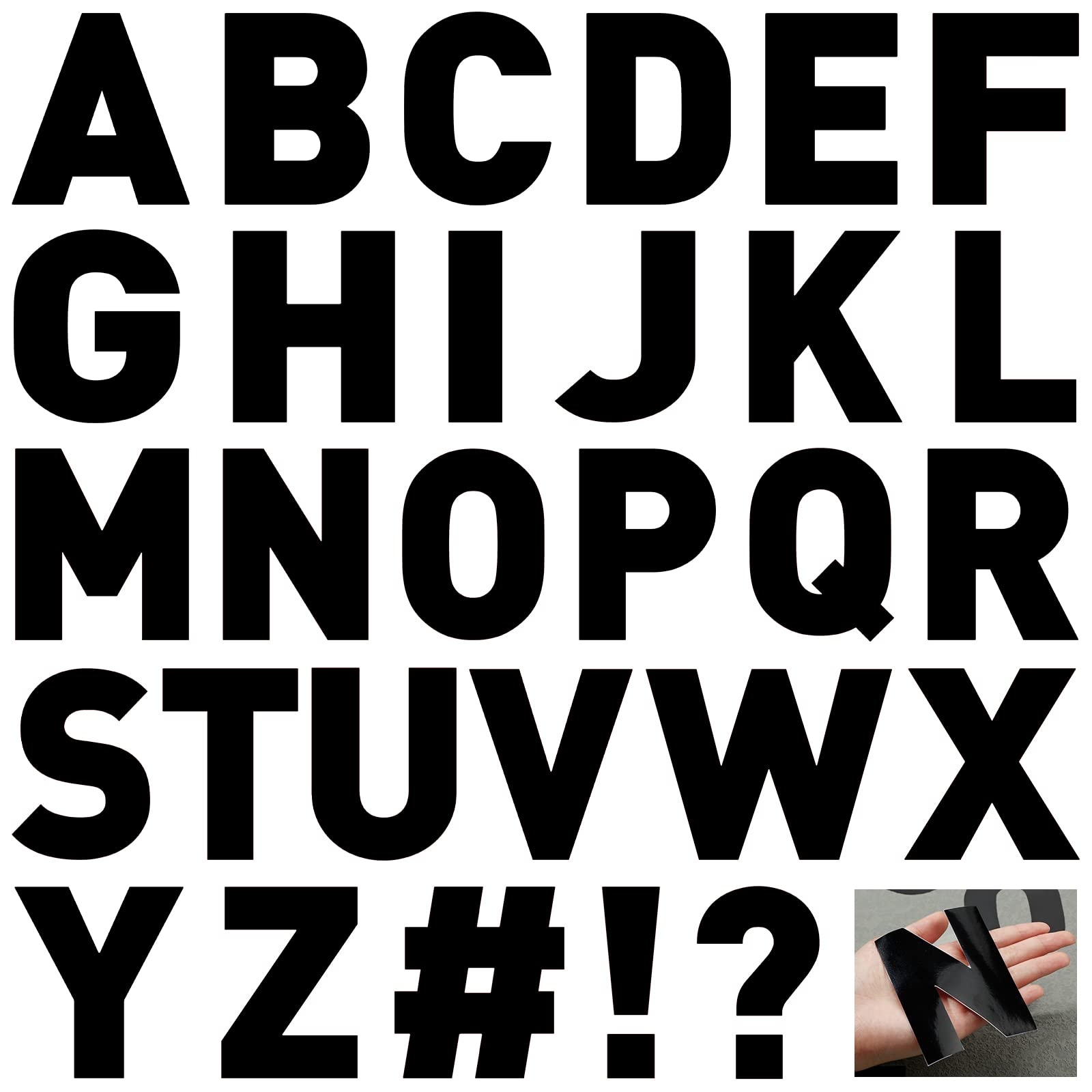 Amazon Panelee 145 Pcs 20 Sheets 4 Inch Large Letter Stickers For Bulletin Boards Alphabet Vinyl Letter Stickers Self Adhesive For Classroom Crafts Poster Board Mail Box Window Wall Door Home Black 