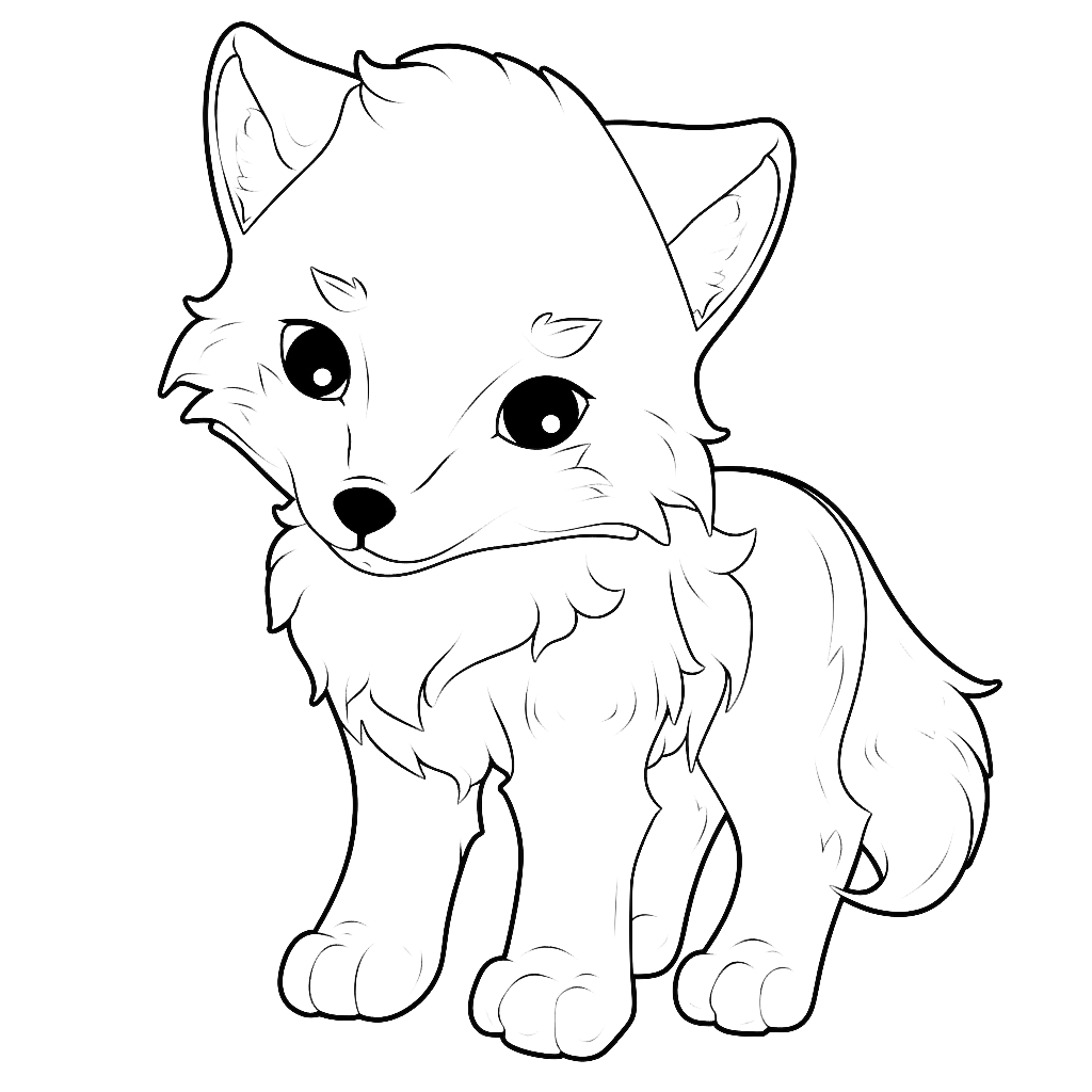 wolf coloring pages