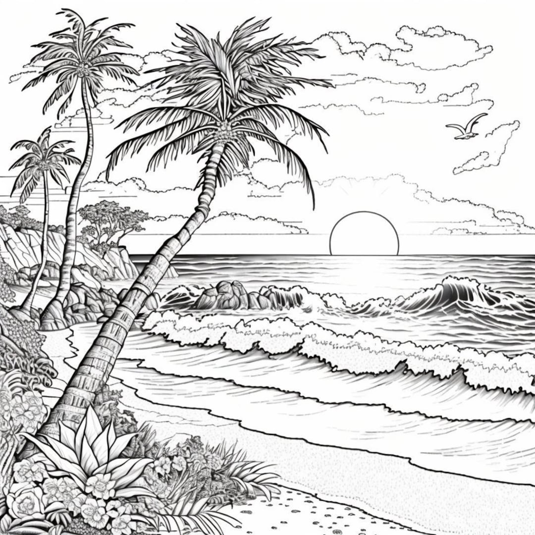 Beach Scene Coloring Pages Bundle 1 PNG Digital Download Pages Beach Sunset Sailboat Black And White Coloring Pages Etsy Beach Scene Coloring Pages Bundle 1 PNG Digital Download Pages Beach Sunset Sailboat Black And White Coloring Pages Etsy