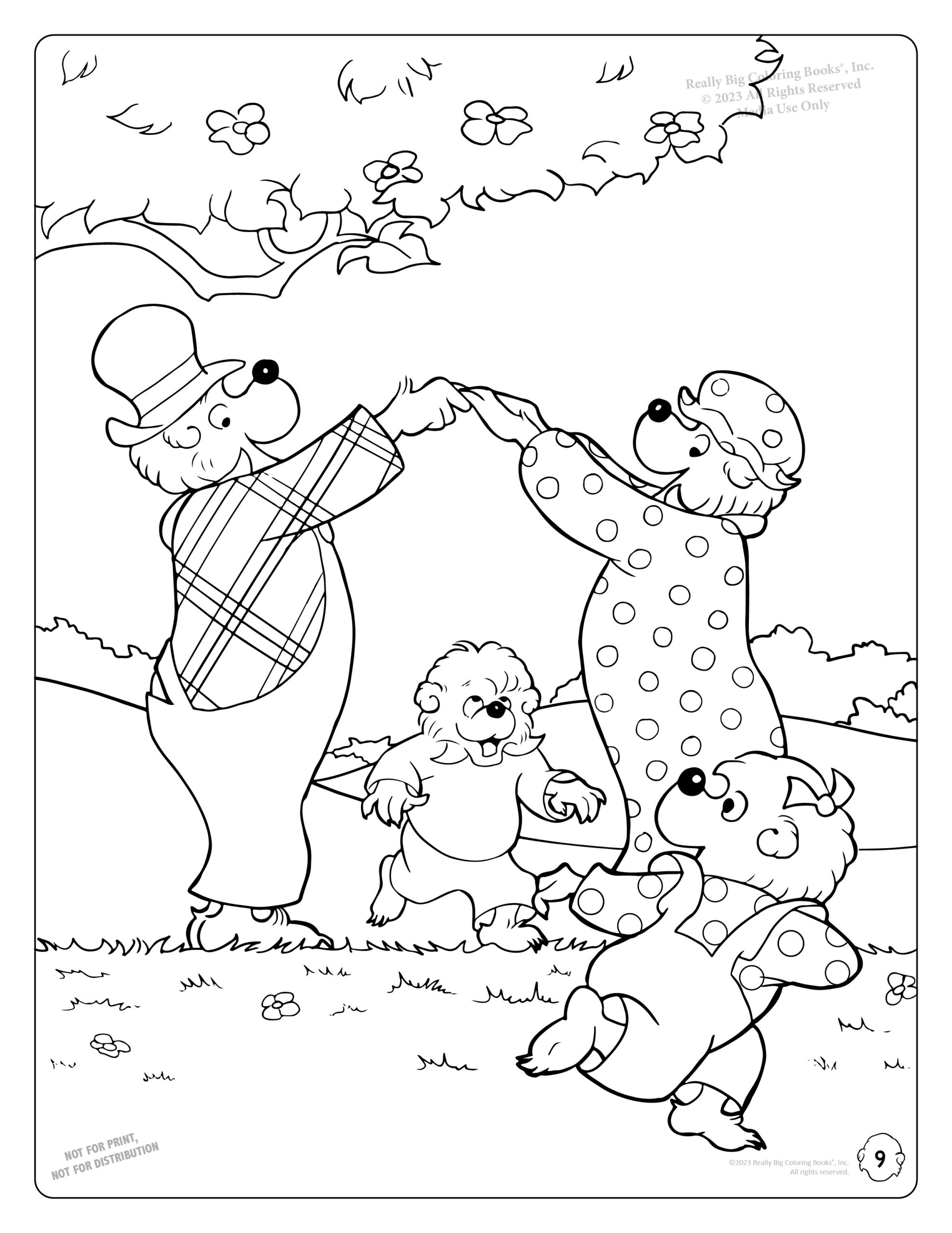 Berenstain Bears Coloring And Activty Book Berenstain Bears Coloring And Activty Book