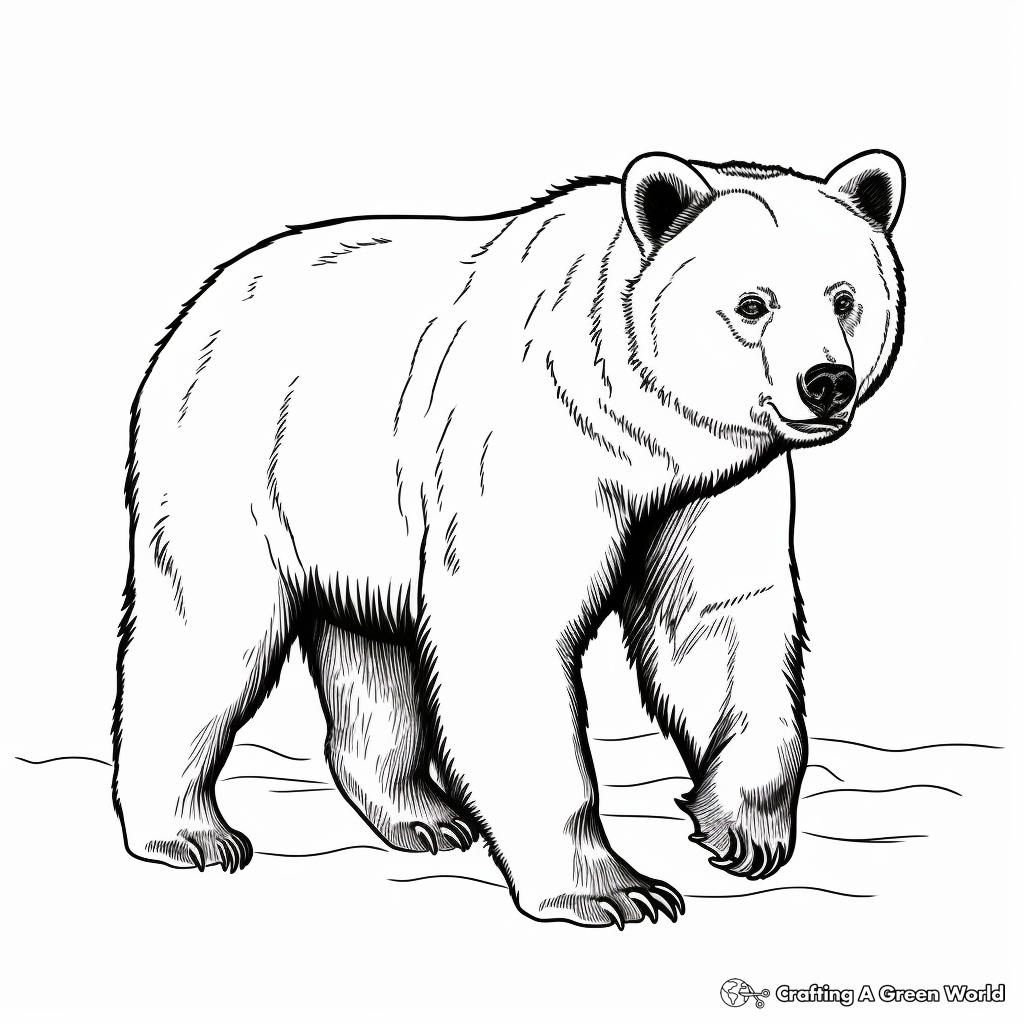 Black Bear Coloring Pages Free Printable 