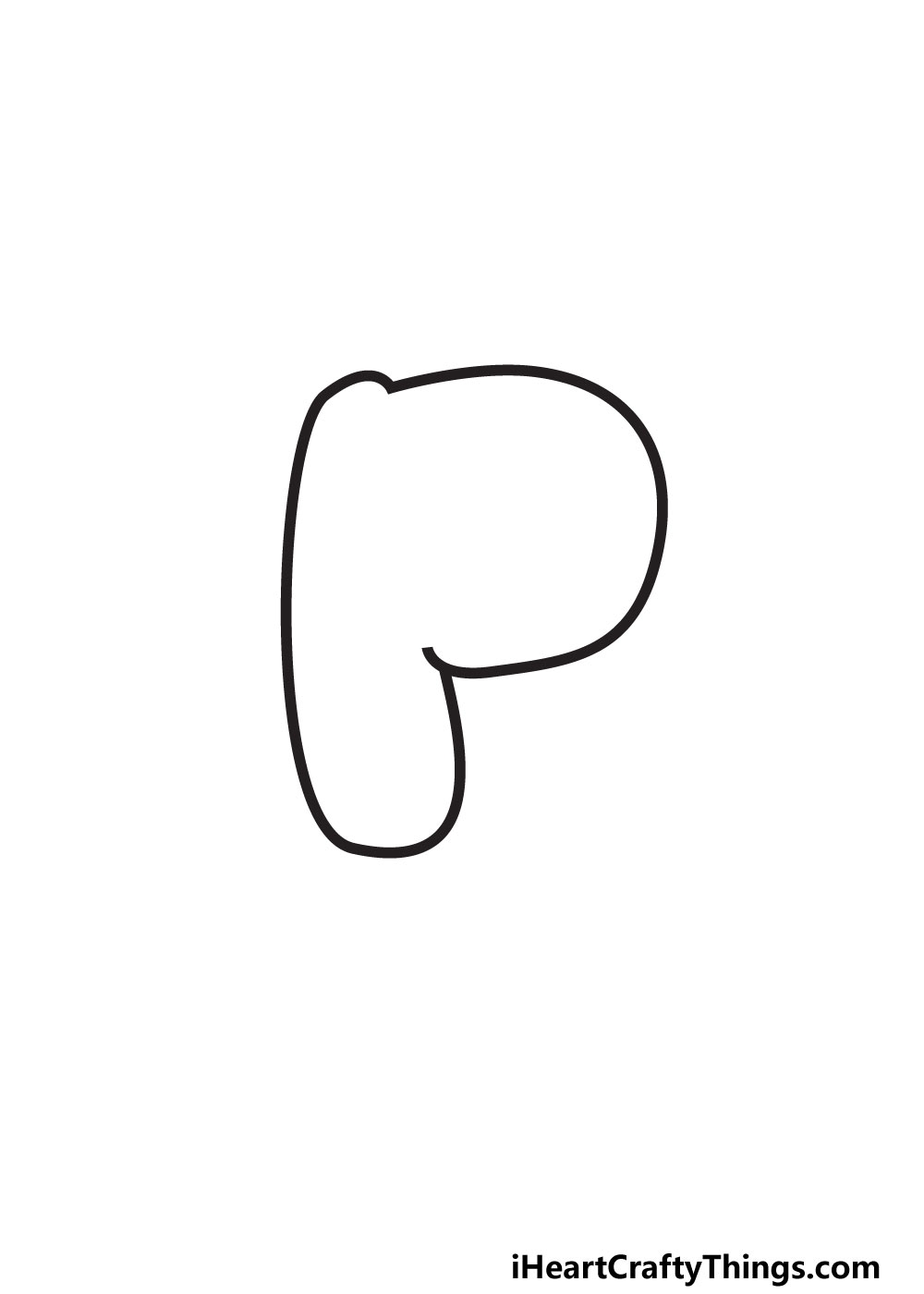 Bubble Letter P Draw Your Own Bubble P In 6 Easy Steps