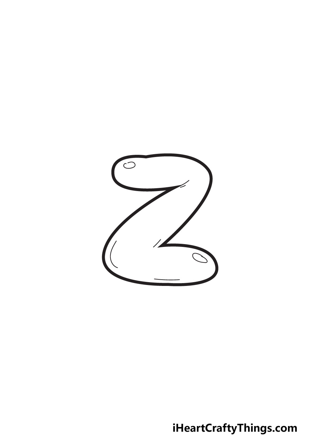 Bubble Letter Z Draw Your Own Bubble Z In 6 Easy Steps