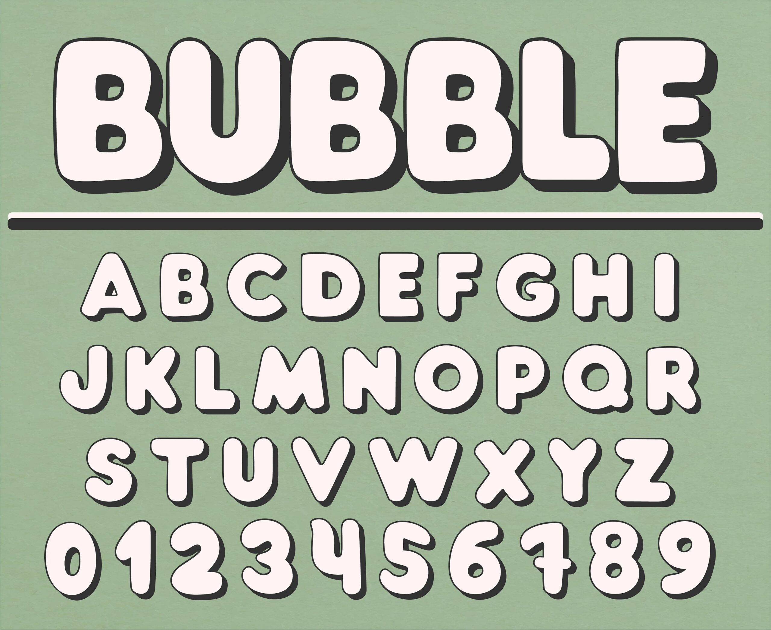 Bubble Letters Bubble Font Retro Bubble Font Bubble Letter Font Bubble Alphabet Cute Bubble Letters Bubble Writing Font Bubble Cricut Font Etsy