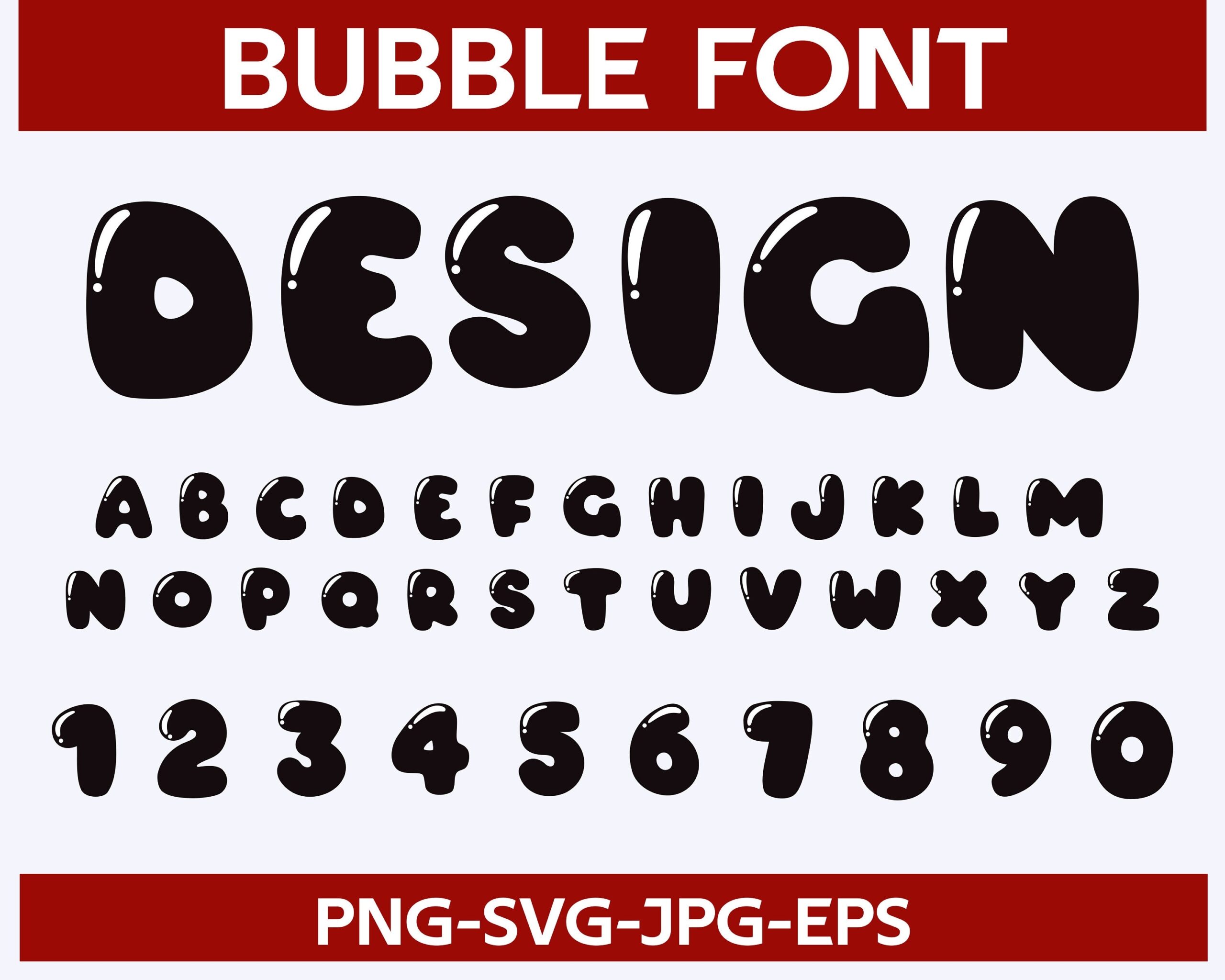 bubble letters alphabet font