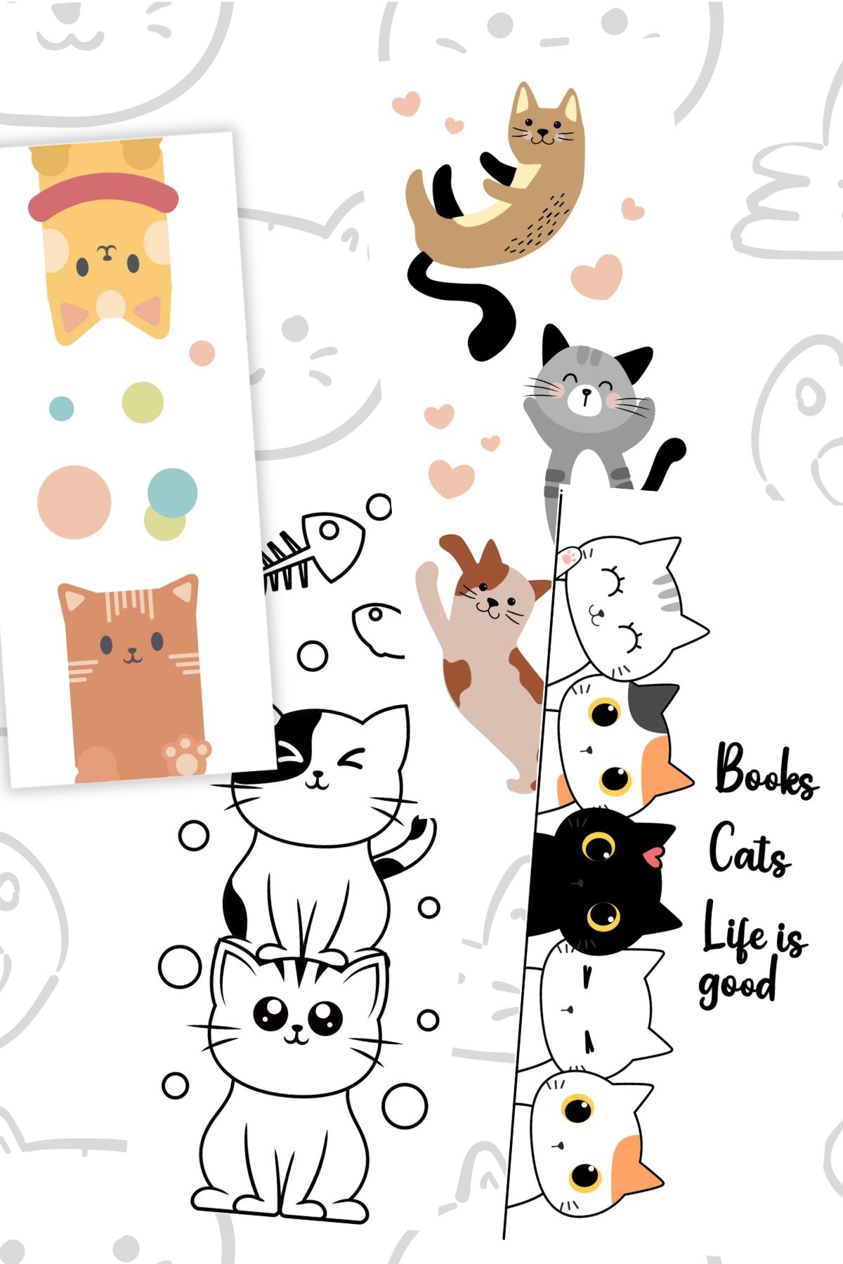 bookmark printable free cat bookmark printable free cat