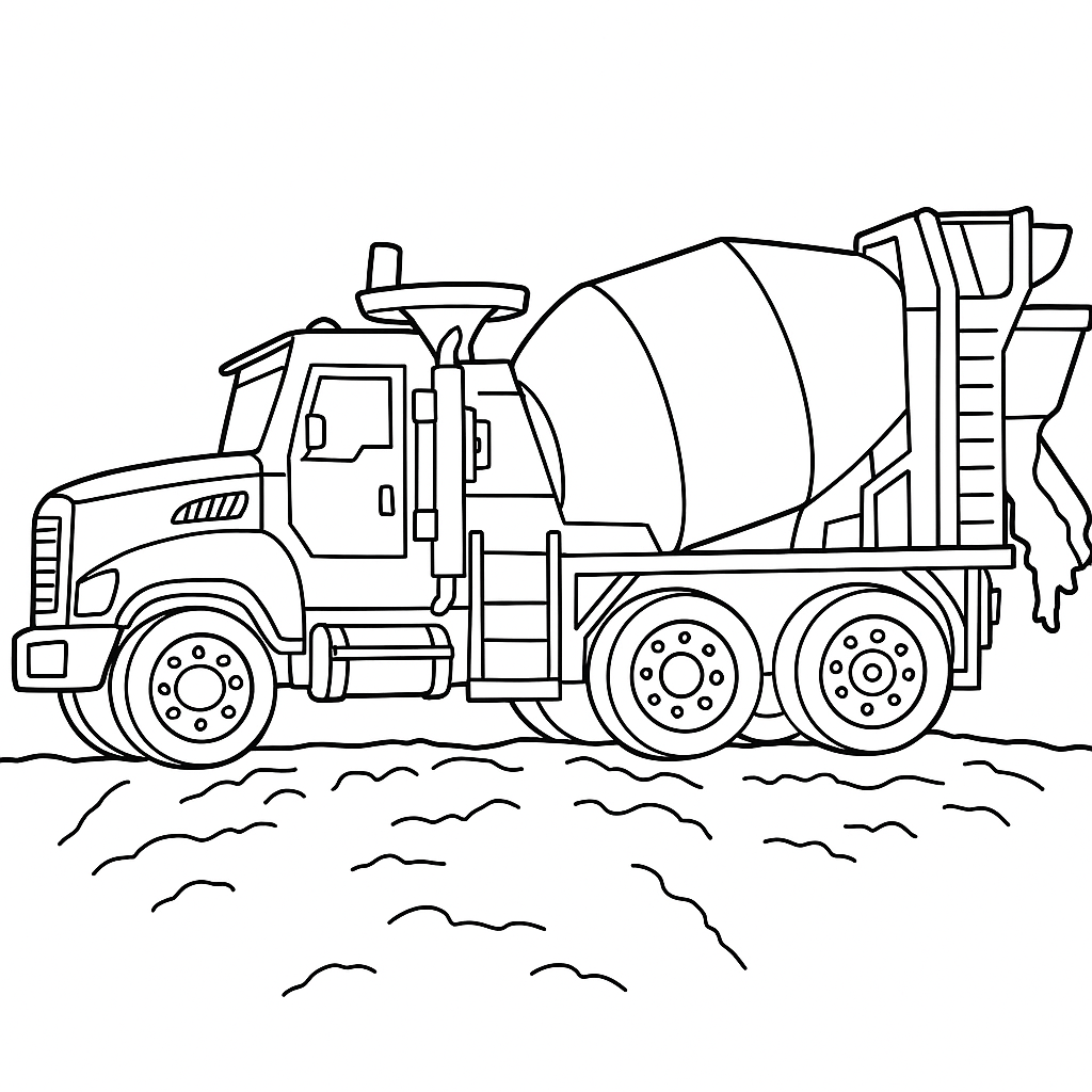 truck coloring sheets
